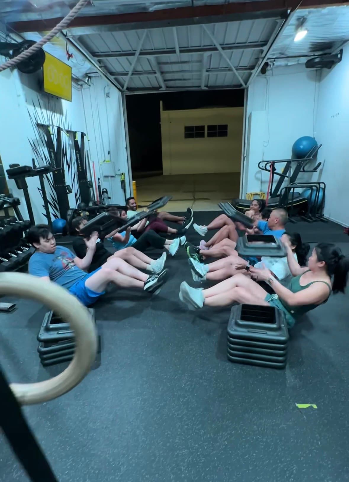 Strength Squad small-group class at Off The Grid Fit.